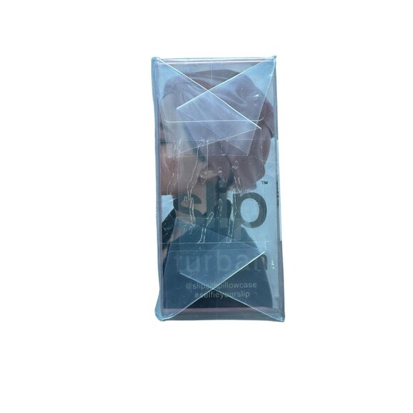 Slip Silk Turban in Pink One Size Double-Lined Pure Mulberry Silk New Sealed - Picture 9 of 10